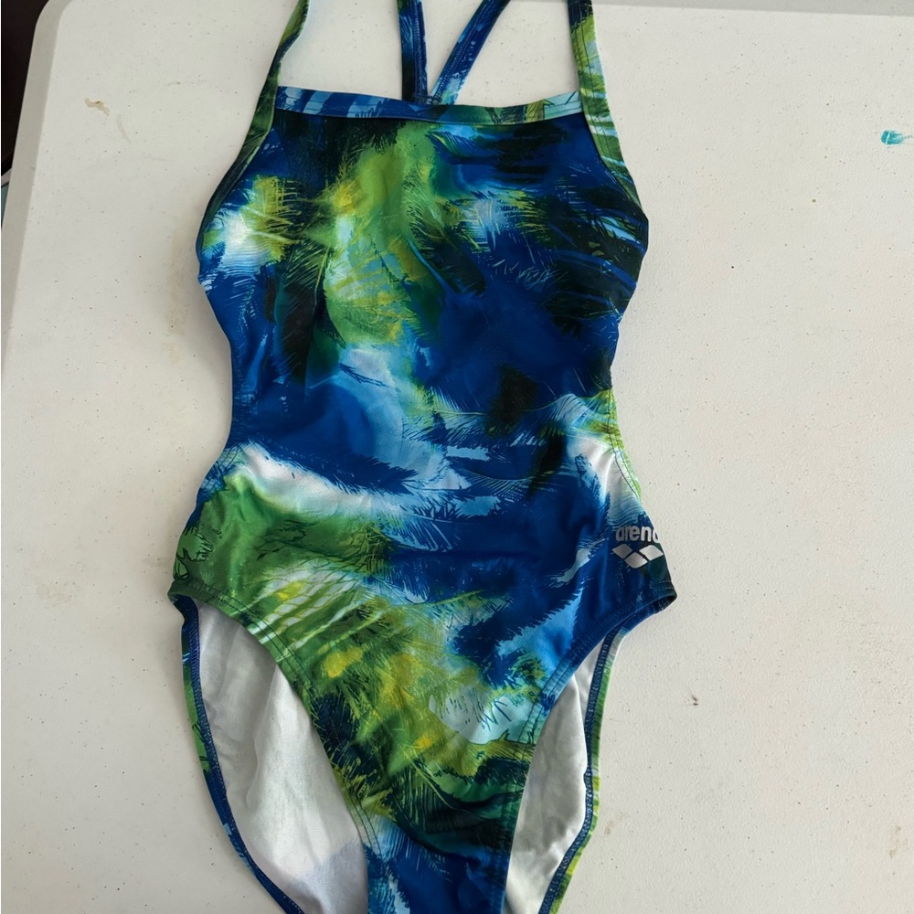 Barena Kids Swim One-Piece - Blue and Green